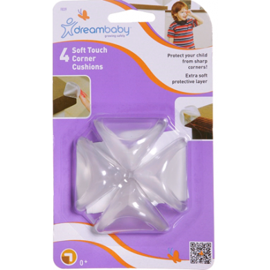 Dreambaby Soft Touch Corner Cushions 4 Pack