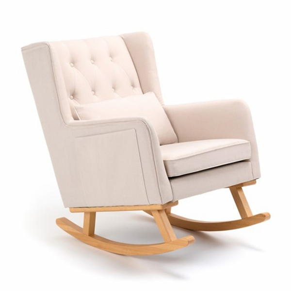 Babymore Lux Nursing Rocking and Arm Chair – Cream