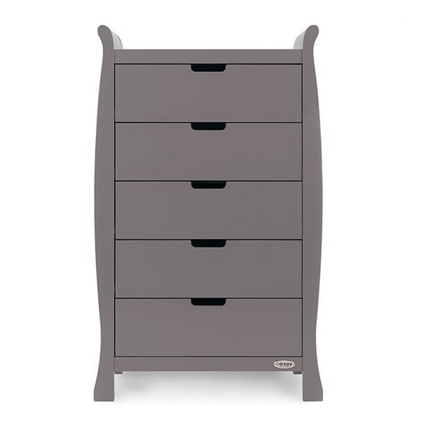 Obaby Stamford Tall Chest of Drawers - Taupe Grey