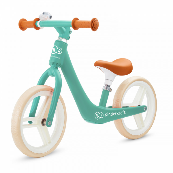 Kinderkraft Fly Plus Balance Bike- Midnight Green