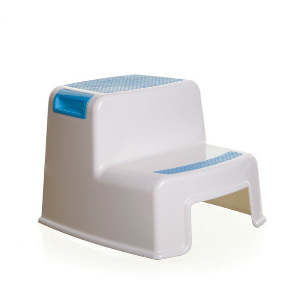 Dreambaby 2-Up Step Stool - Blue and White