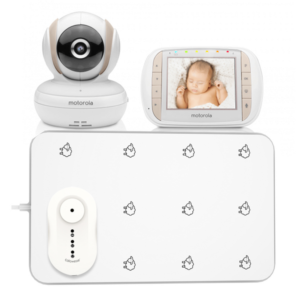Motorola & Jablotron 3.5″ Video Monitor & Medically Certified Baby Breathing Monitor Bundle