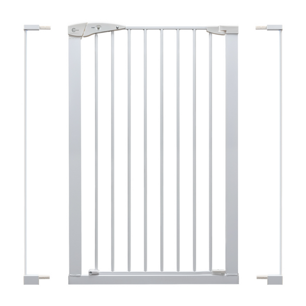 Callowesse Extra Tall Pet Gate – 75cm – 96cm wide and 110cm tall – White