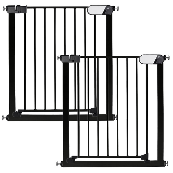 Callowesse Kemble Pressure Fit Safety Gate – 75cm – 82cm – Black – Pack of 2