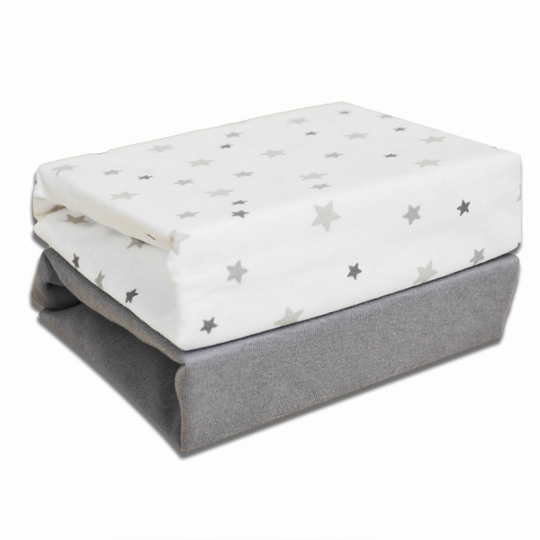 Cuddles Collection Baby Crib Fitted Sheets 60 x 120 cm - Magical Stars