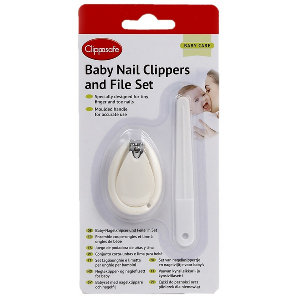 Clippasafe Nail Clippers and File Set