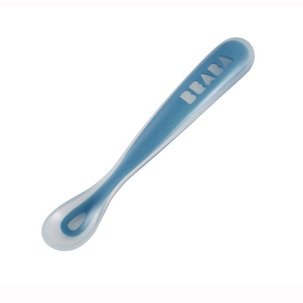 Beaba Ergonomic 1st Age Spoon - Blue