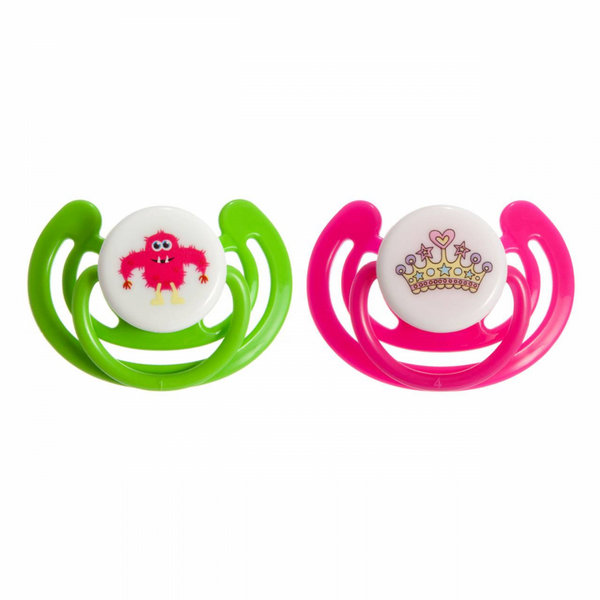 Junior Macare Silicone Orthodontic Soothers – 6m+ – Twin Pack