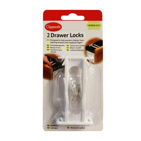 Clippasafe Drawer Locks - Pack of 2