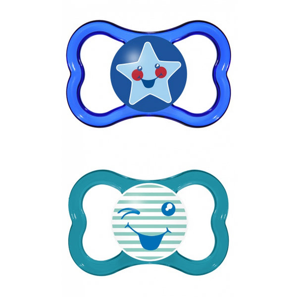 MAM Air Soother - 6m+ - Blue - Twin Pack