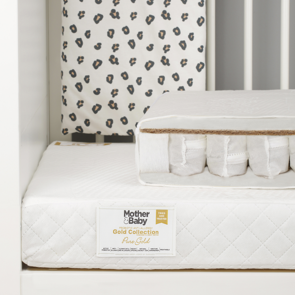 0 mother and baby pure gold cot bed mattress