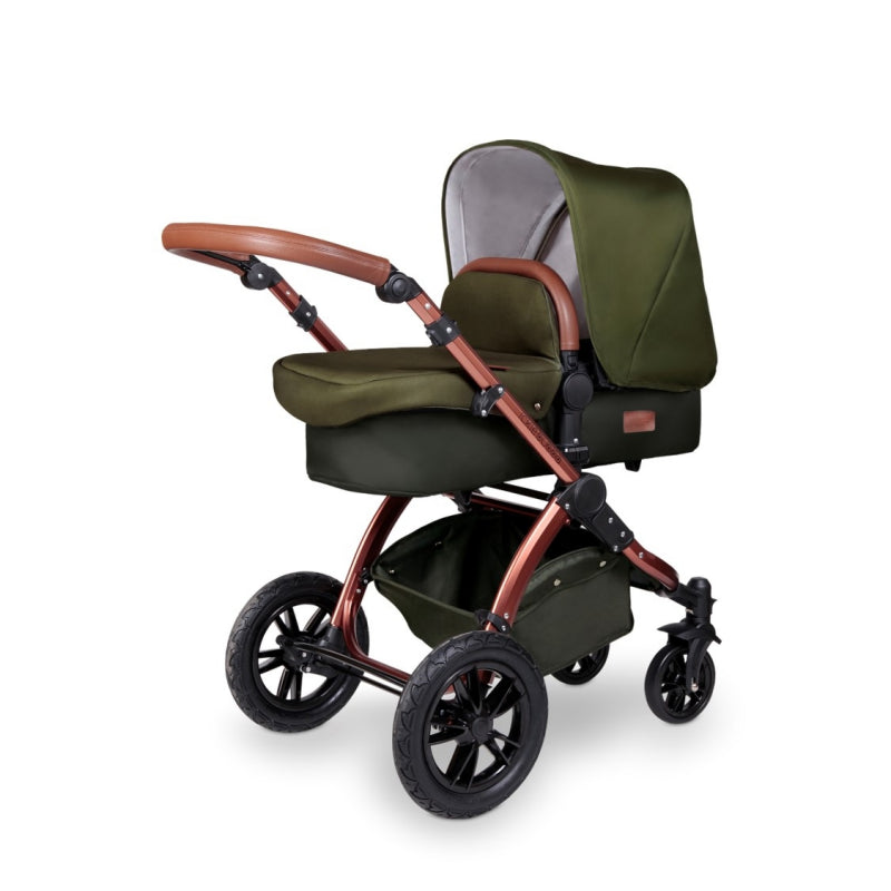 Ickle Bubba Stomp V4 All in One Travel System with ISOFIX Base - Woodland Bronze