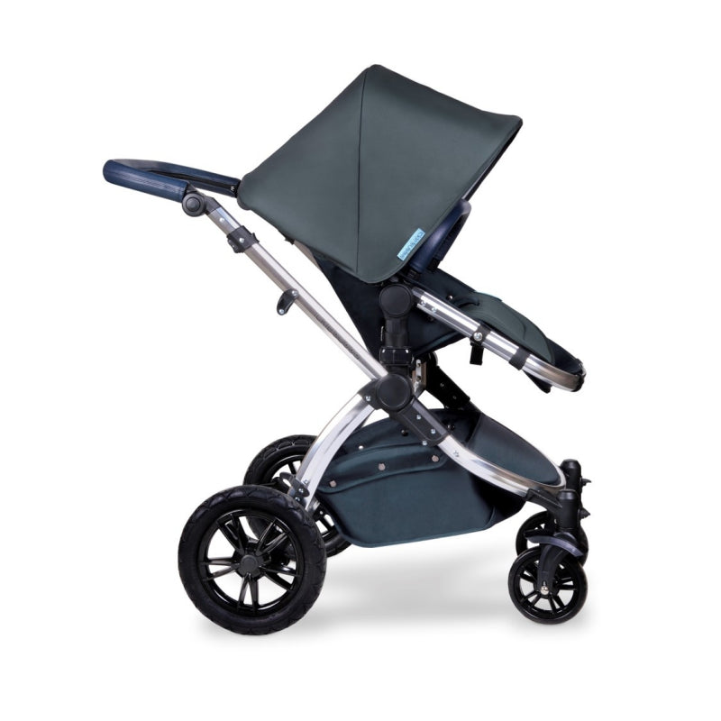 Ickle Bubba Stomp V4 All in One Travel System with ISOFIX Base - Blueberry Chrome