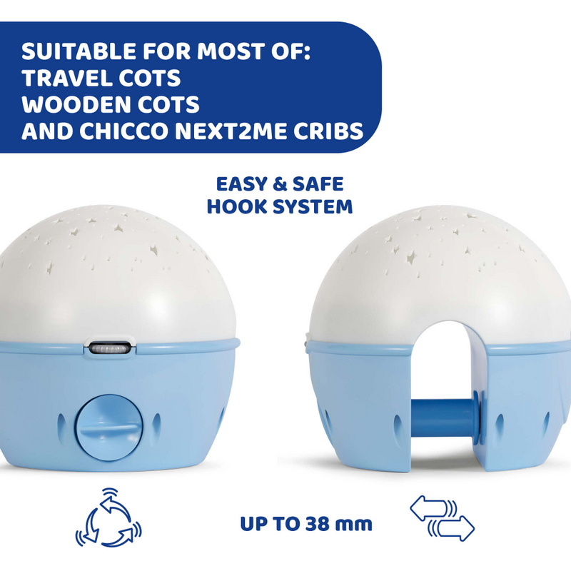Chicco Next2Stars Projector For Next To Me Bedside Crib - Blue