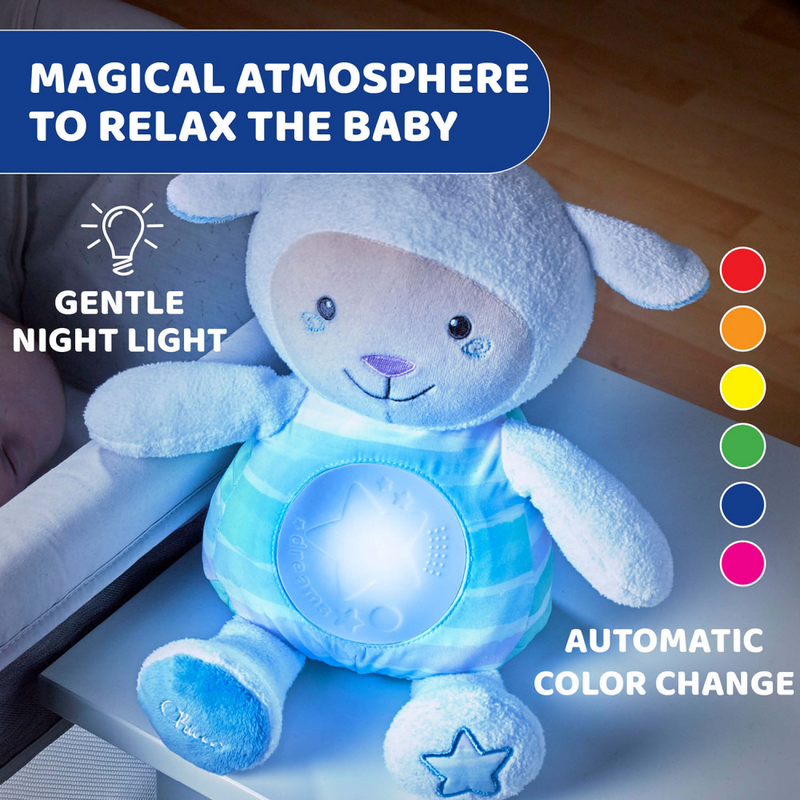 Chicco First Dreams Lullaby Sheep Night Light Projector - Blue