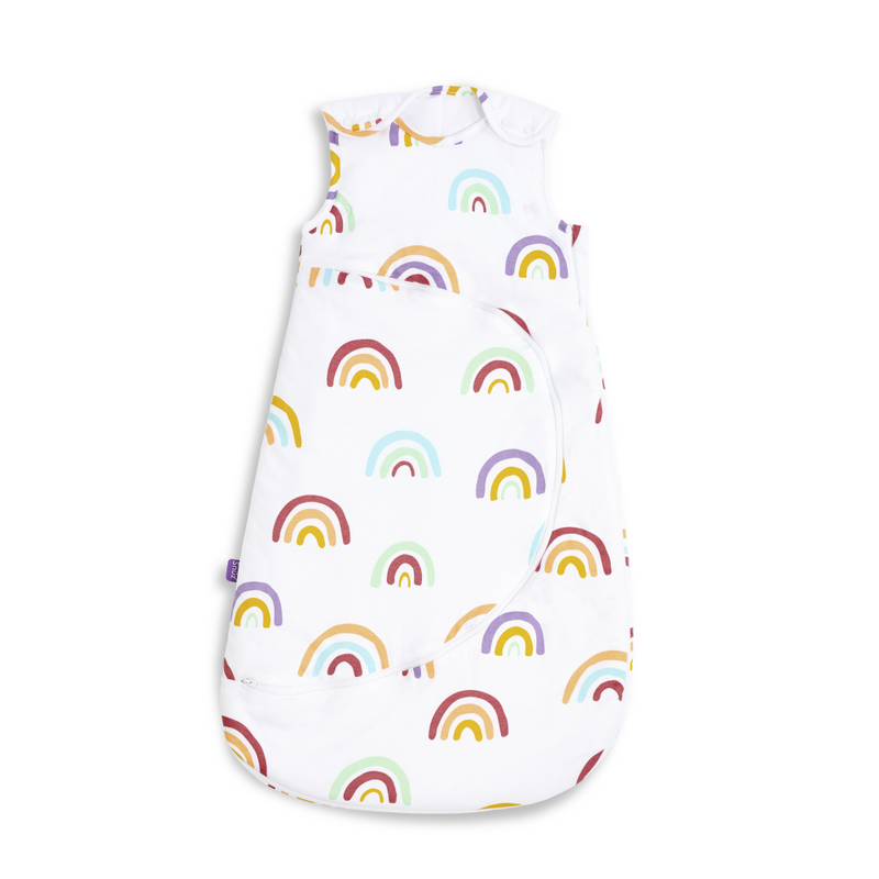 SnuzPouch Sleeping Bag, 1.0 Tog – Rainbow, 0-6M