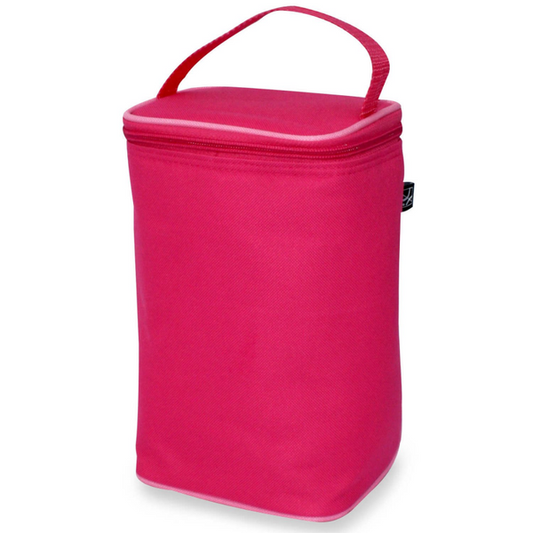 JL Childress Tall TwoCool 2-Bottle Cooler – Cocoa and Pink
