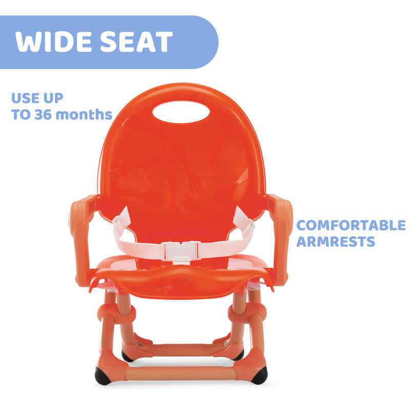 Chicco Pocket Snack Booster Seat - Poppy Red