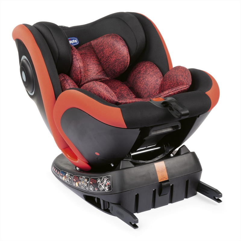 Chicco Seat 4 Fix Group 0+/1/2/3 Car Seat – Poppy Red