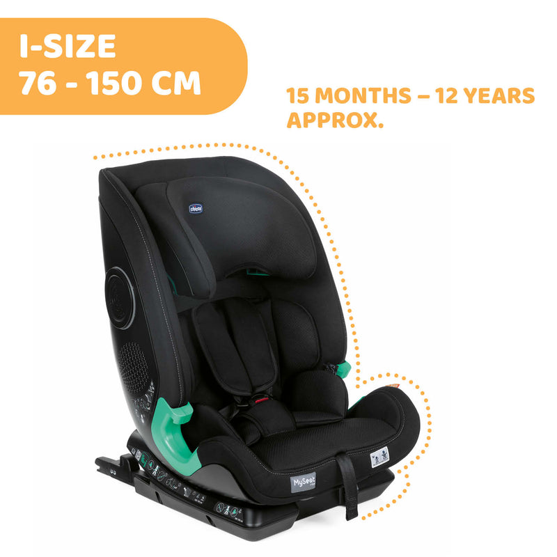 Chicco MySeat i-Size Car Seat - Black