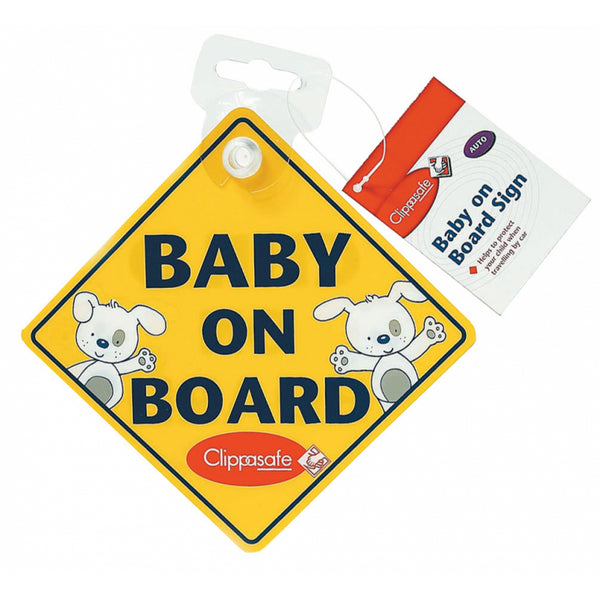 Clippasafe Baby On Board Sign