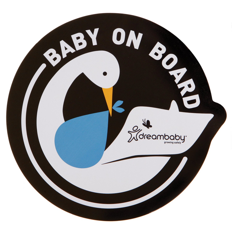 Dreambaby Adhesive Baby on Board Sign – Pack of 2