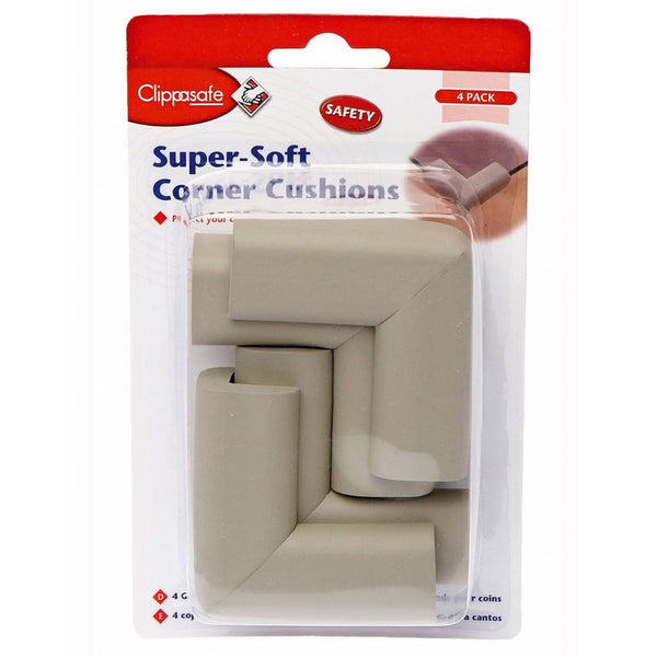 Clippasafe Super-Soft Corner Cushions - Pack of 4