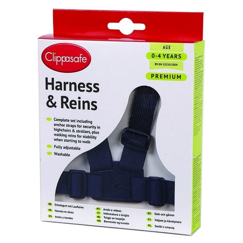 Clippasafe Premium Harness and Reins – Navy
