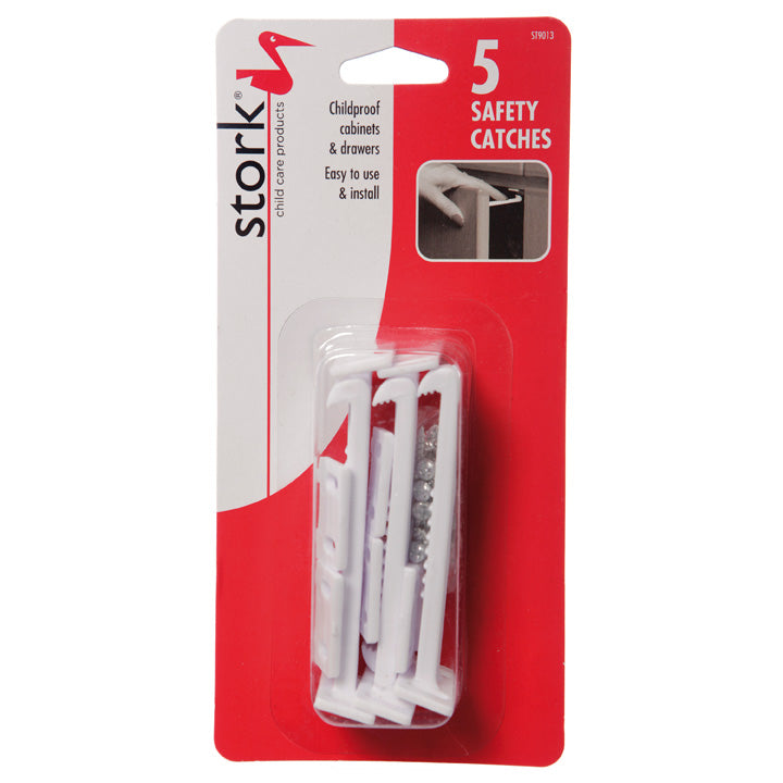 Stork Safety Catches - Pack of 5