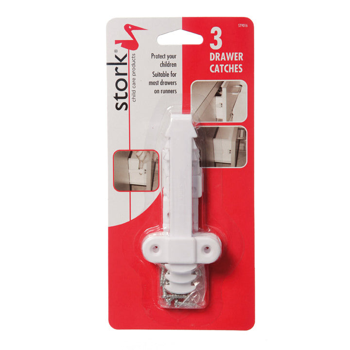 Stork Drawer Catches - Pack of 3