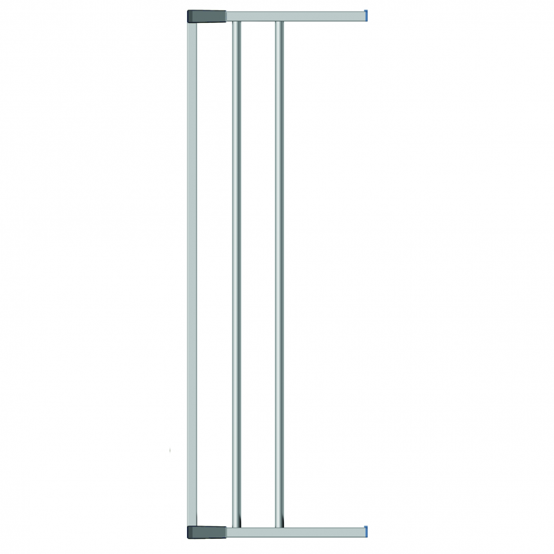 Clippasafe Swing Shut Extendable Gate Extension – 18cm – Silver