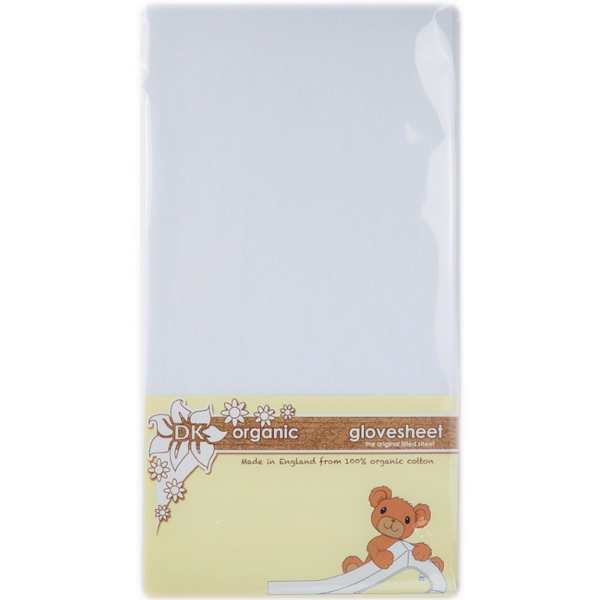 DK Glovesheet Organic – BabyBay Maxi Fitted Sheet – White