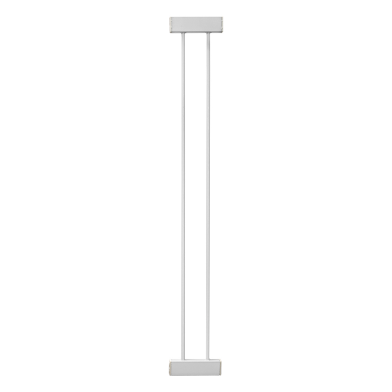 Callowesse Saluki Tall & Narrow Child & Pet Pressure Fit Safety Gate | 87-92cm x H96cm Bundle including 7cm & 14cm Extension | Suitable for Doors and Stairs | White