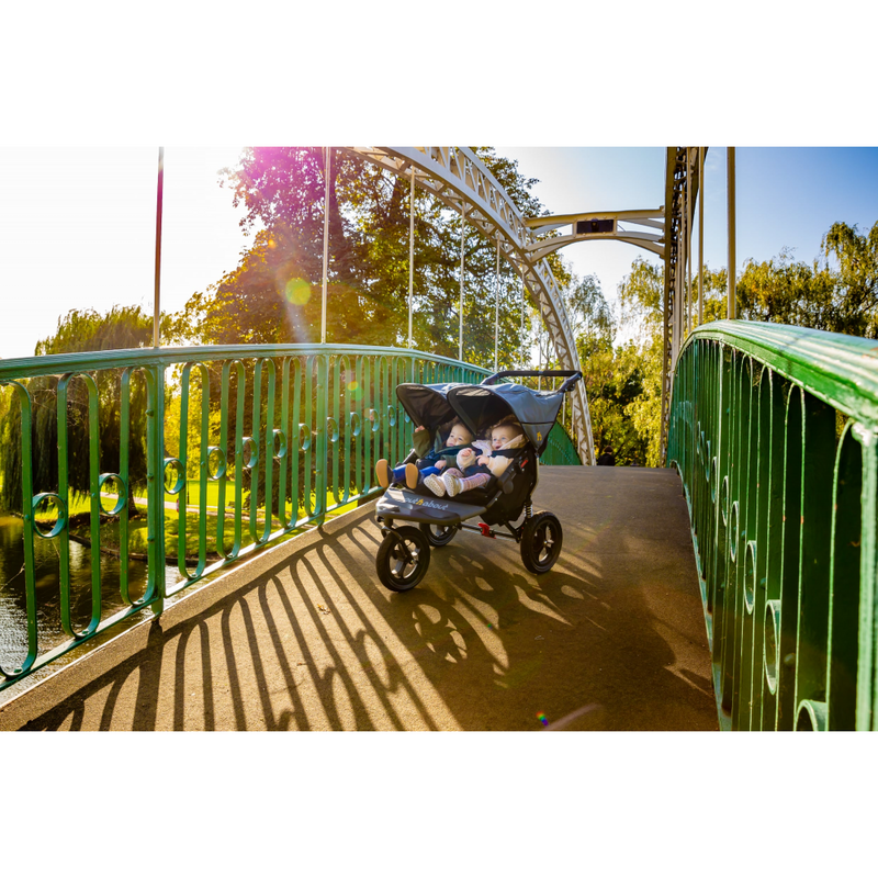 Out n About Nipper V4 Double Pushchair - Raven Black