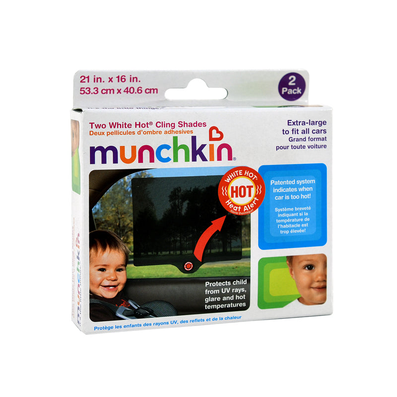 Munchkin White Hot Cling Shades - Pack of 2