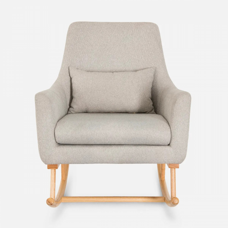 Oscar Rocking Chair & Pouffe Set – Pebble Chair Front