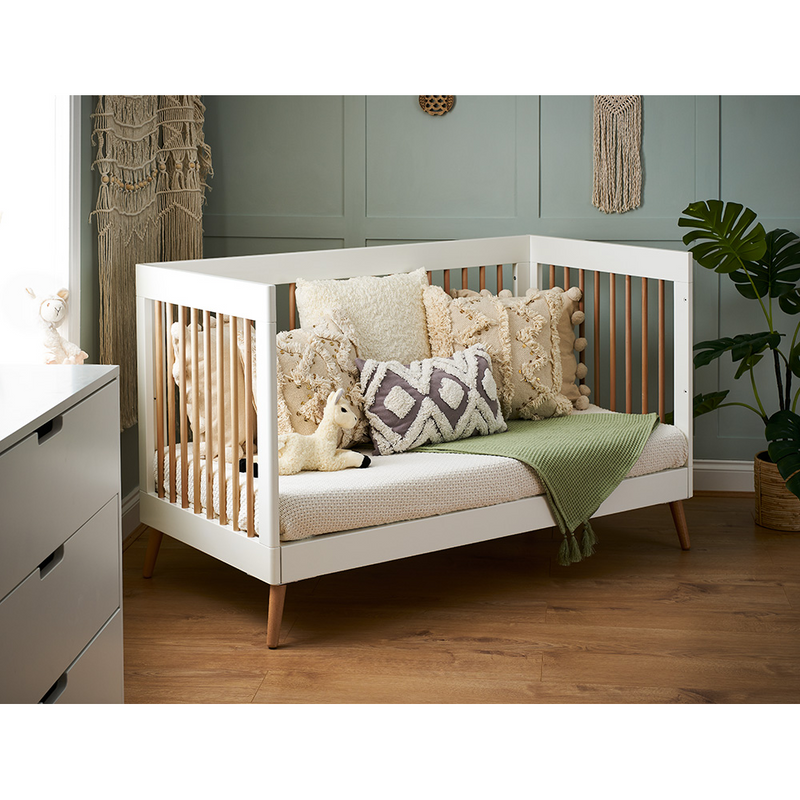 Obaby Maya Cot Bed- Lifestyle Toddler Sofa View