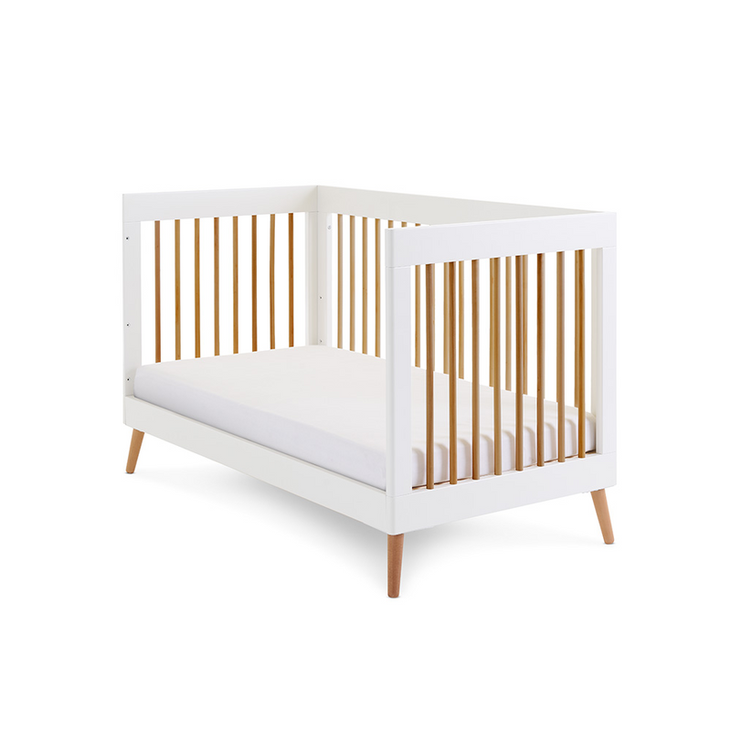Obaby Maya Cot Bed- Toddler Bed One Rail Front View