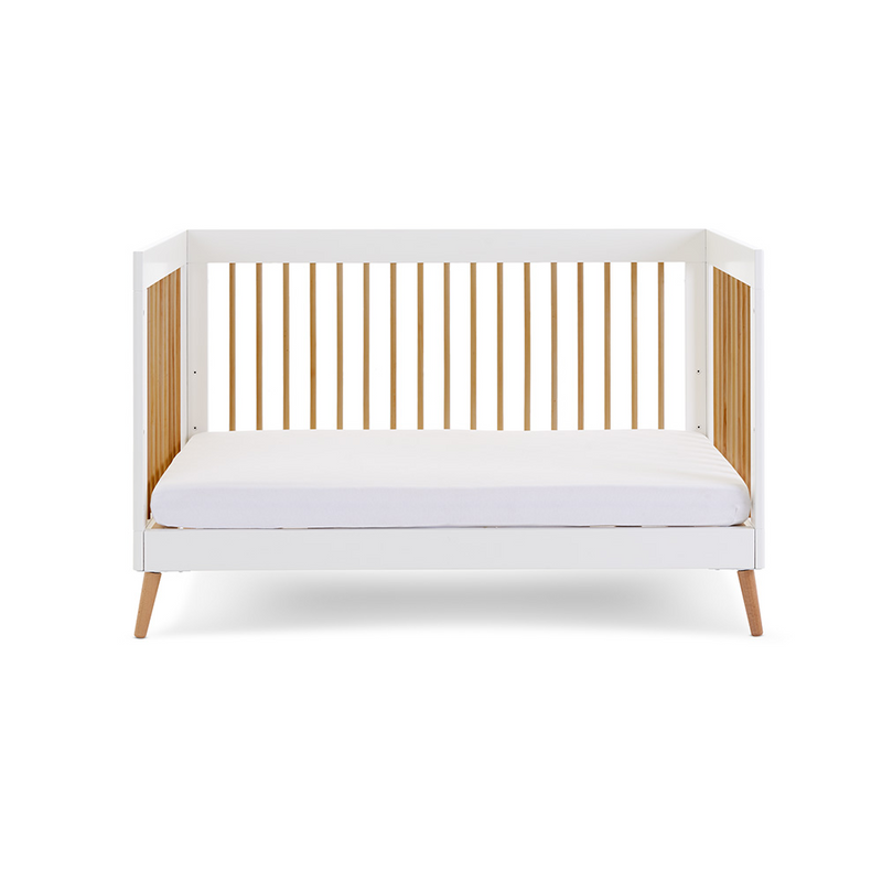 Obaby Maya Cot Bed- Toddler Bed One Rail Side View