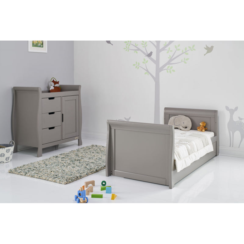 Obaby Stamford Classic Sleigh 2 Piece Room Set - Taupe Grey