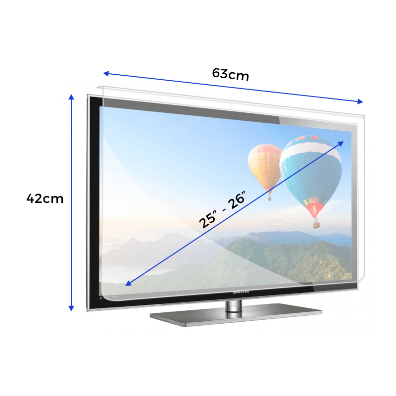 Smart TV Anti-Glare Screen Protector – For TV Size’s 25″ – 26″