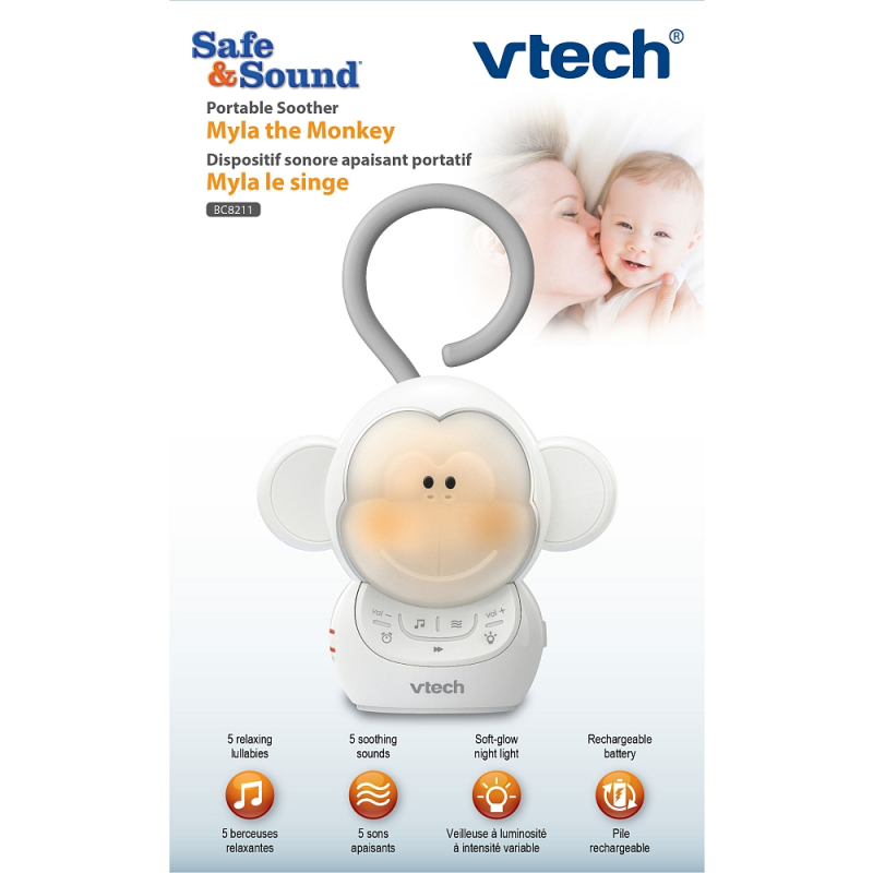 VTech Portable Soother - Myla the Monkey