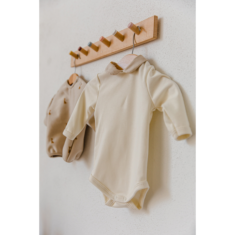 Gloop 100% Organic Cotton Bodysuit (Size 1 or 3 Months) – Safari