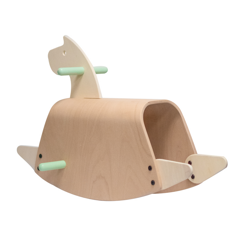 Callowesse Pinto Wooden Rocking Horse 3