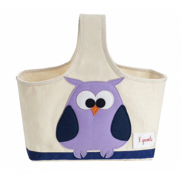 3 Sprouts Storage Caddy - Owl