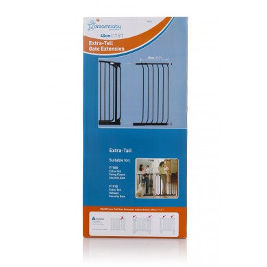 Dreambaby Chelsea Tall Safety Gate 45cm Extension - Black