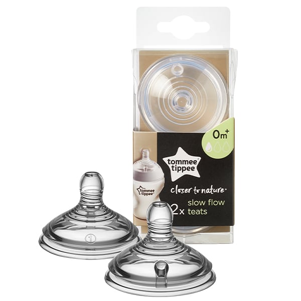 Tommee Tippee Closer To Nature Slow Flow Teats 2 pack