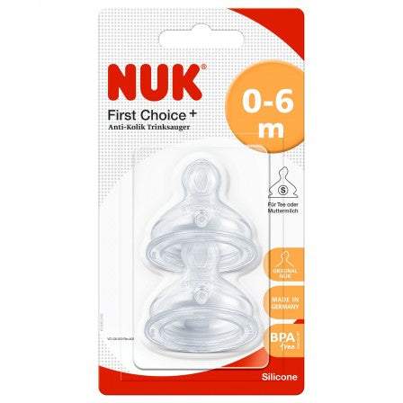 NUK First Hole Size Silicone Teat