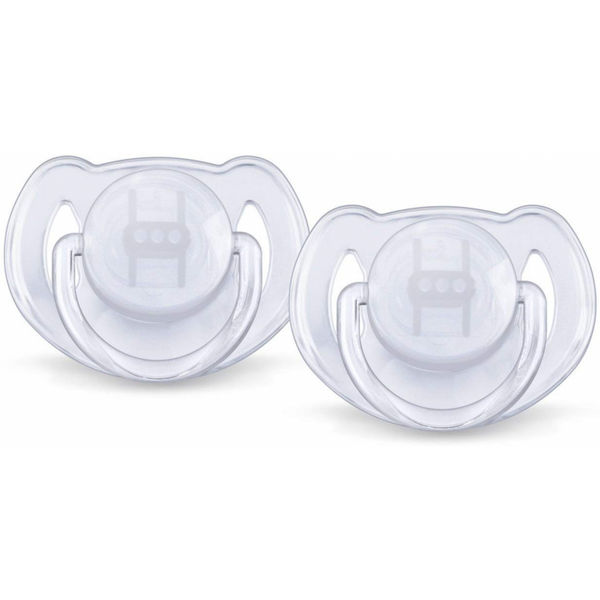 Philips AVENT Translucent Soother – 0m+ – Twin Pack