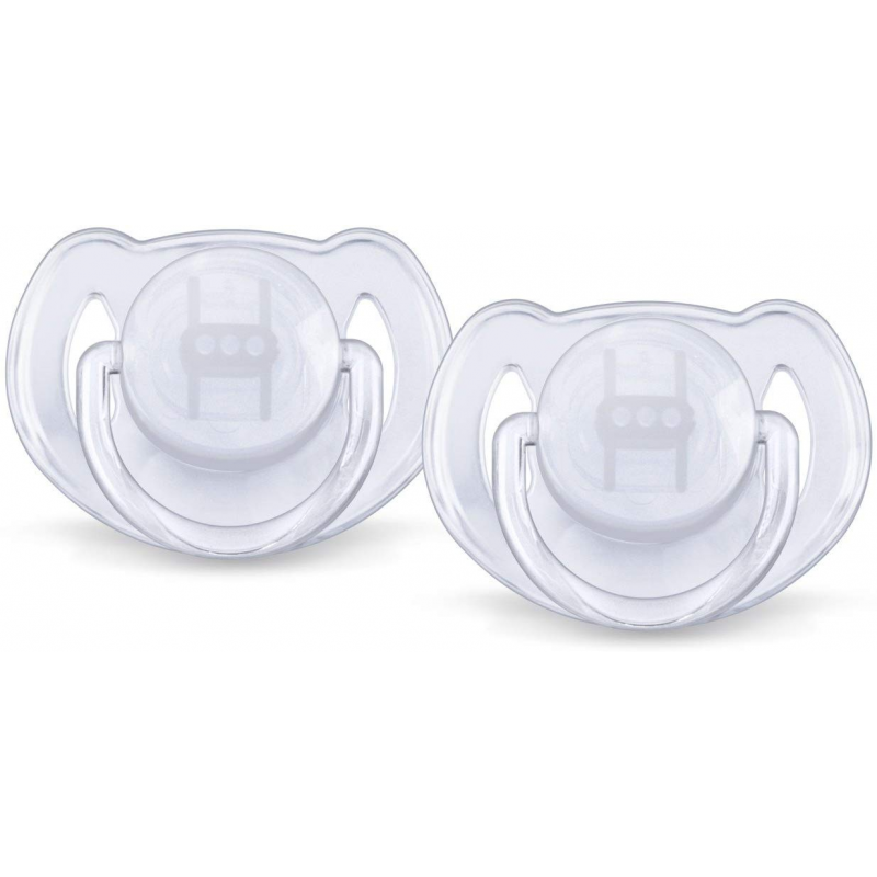 Philips AVENT Translucent Soother – 0m+ – Twin Pack